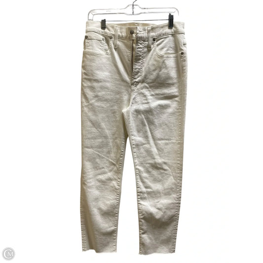 Jeans Boot Cut By Madewell In White, Size: 8