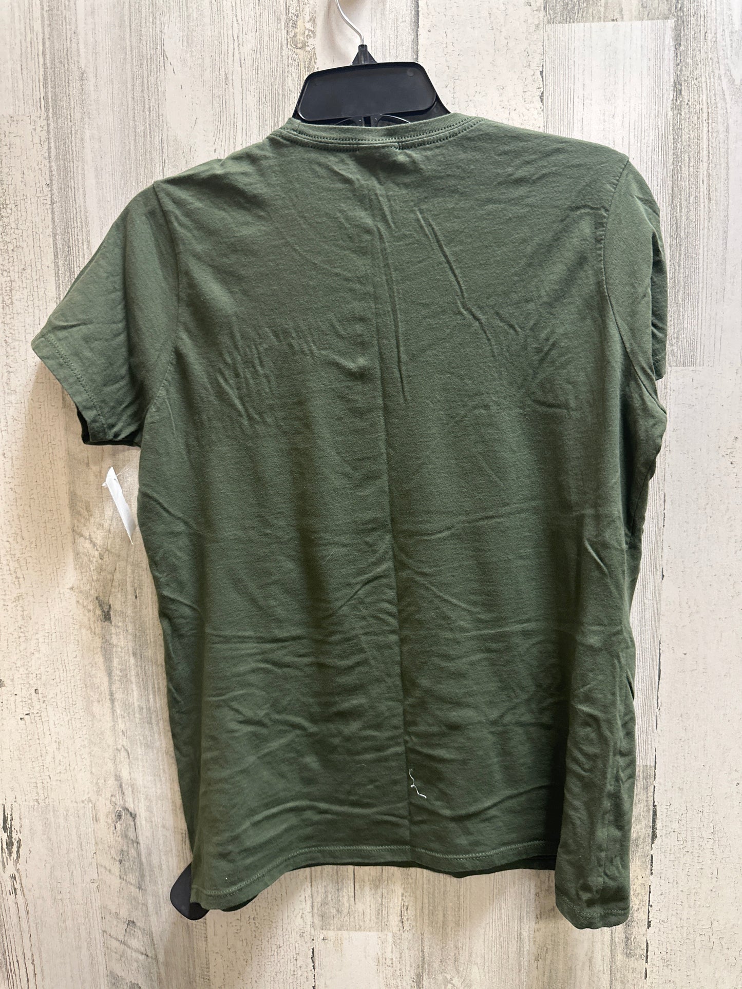 Green Top Short Sleeve Clothes Mentor, Size M