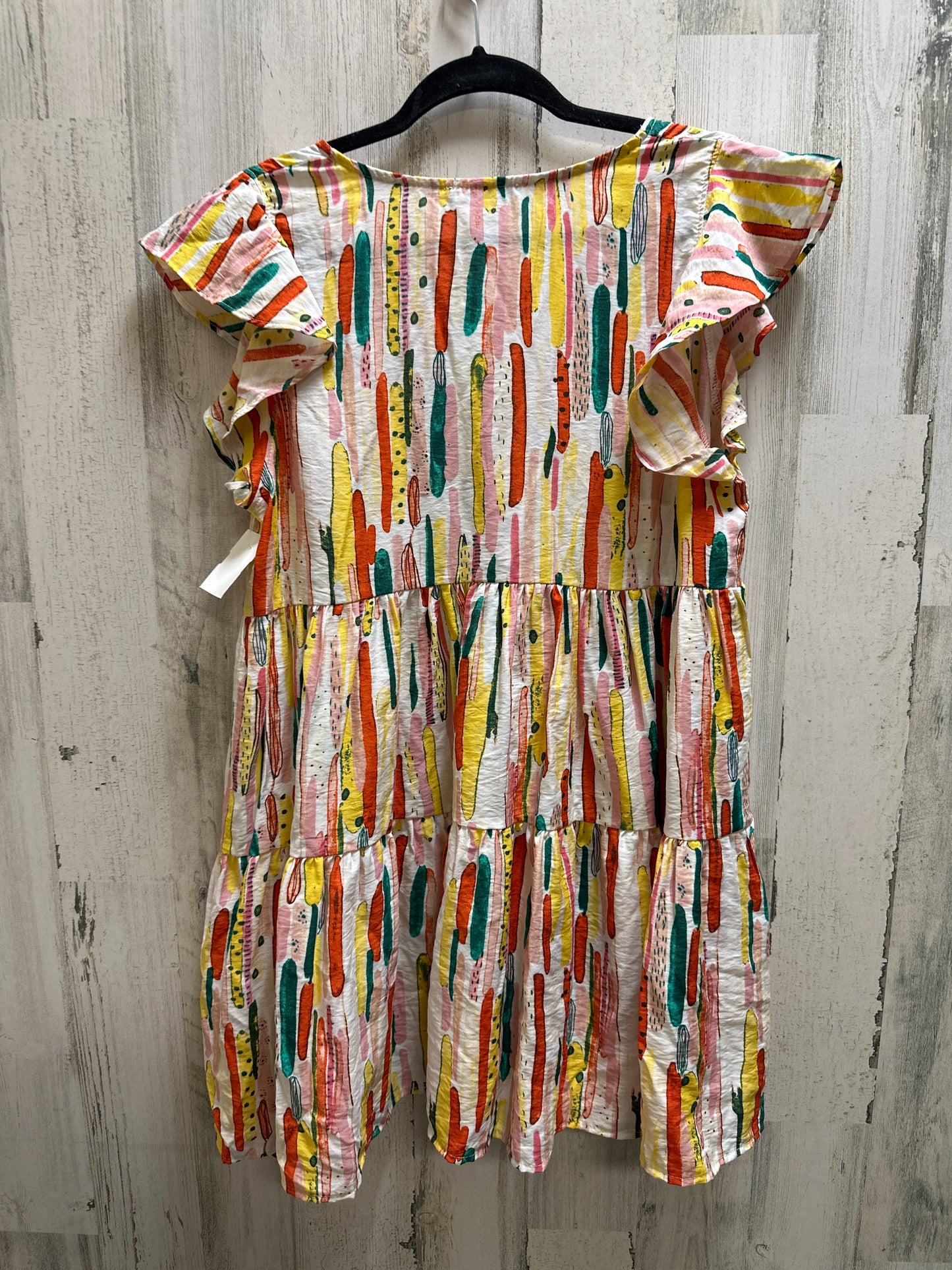 Multi-colored Dress Casual Midi Ces Femme, Size M