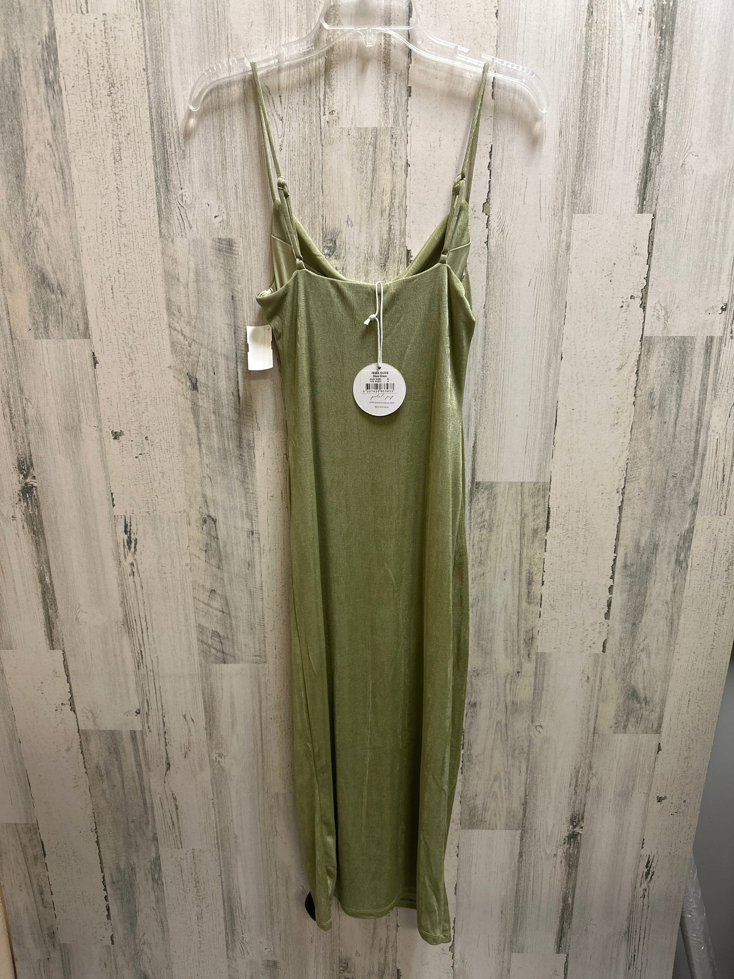 Green Dress Casual Maxi Clothes Mentor, Size S