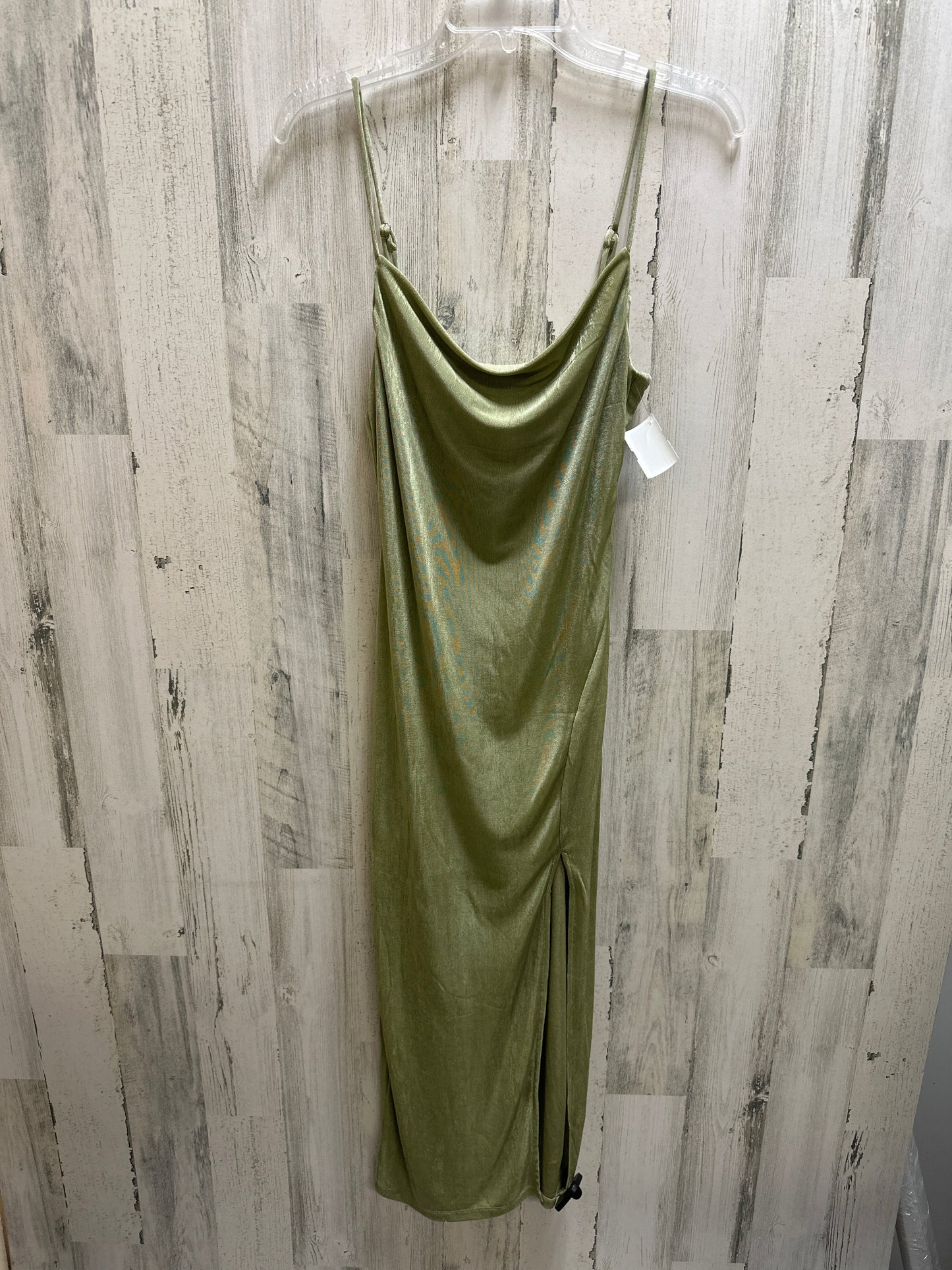 Green Dress Casual Maxi Clothes Mentor, Size S