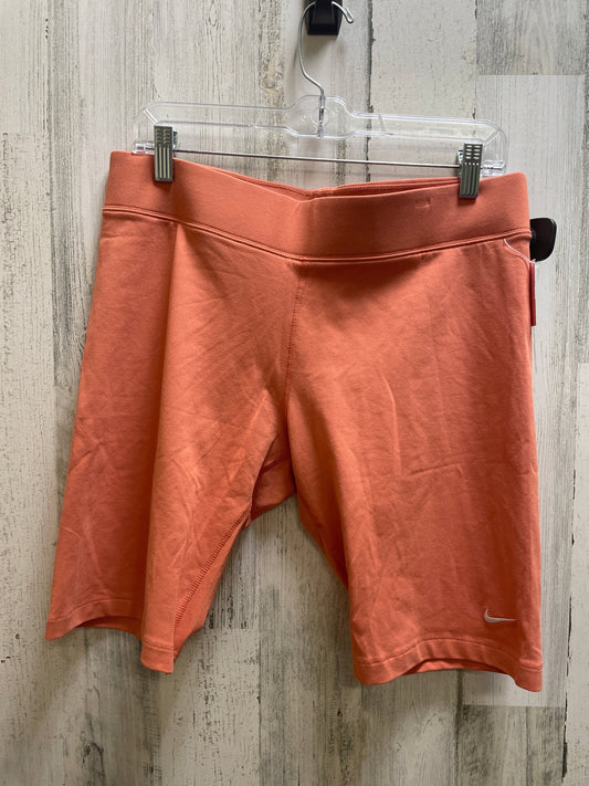 Orange Athletic Shorts Nike Apparel, Size Xl