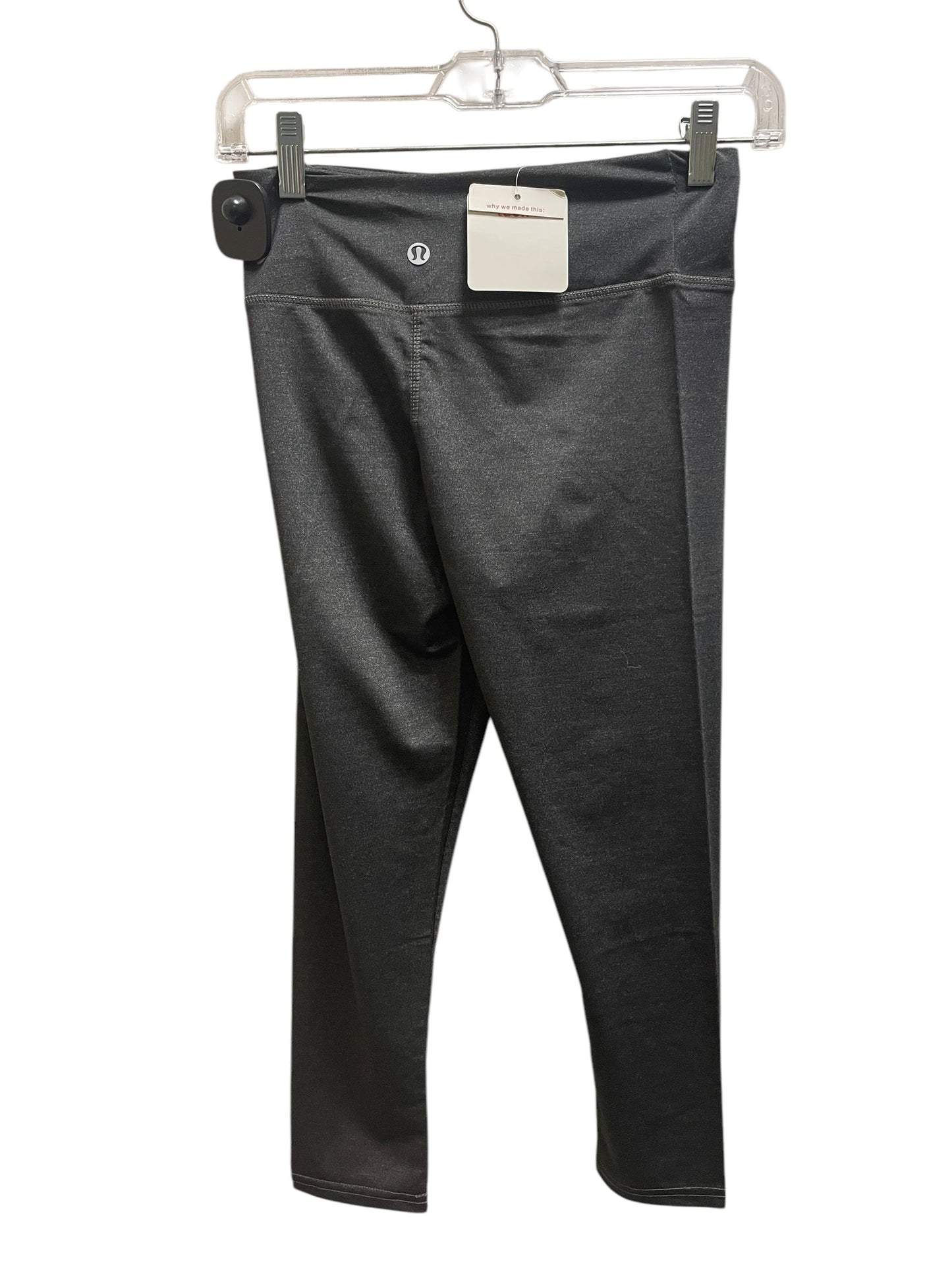 Athletic Capris By Lululemon In Grey, Size: L