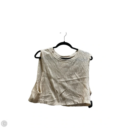 Top Sleeveless By Free People In Tan, Size: M