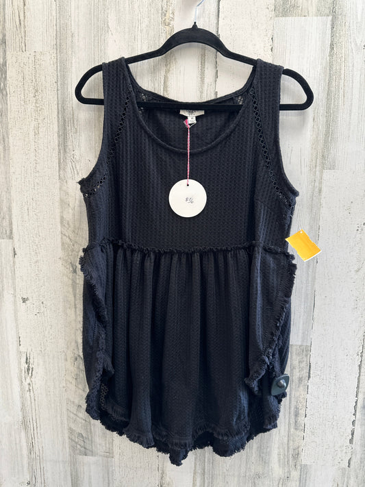 Black Top Sleeveless Umgee, Size M