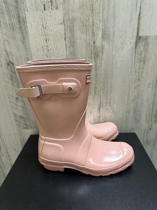 Pink Boots Rain Hunter, Size 6
