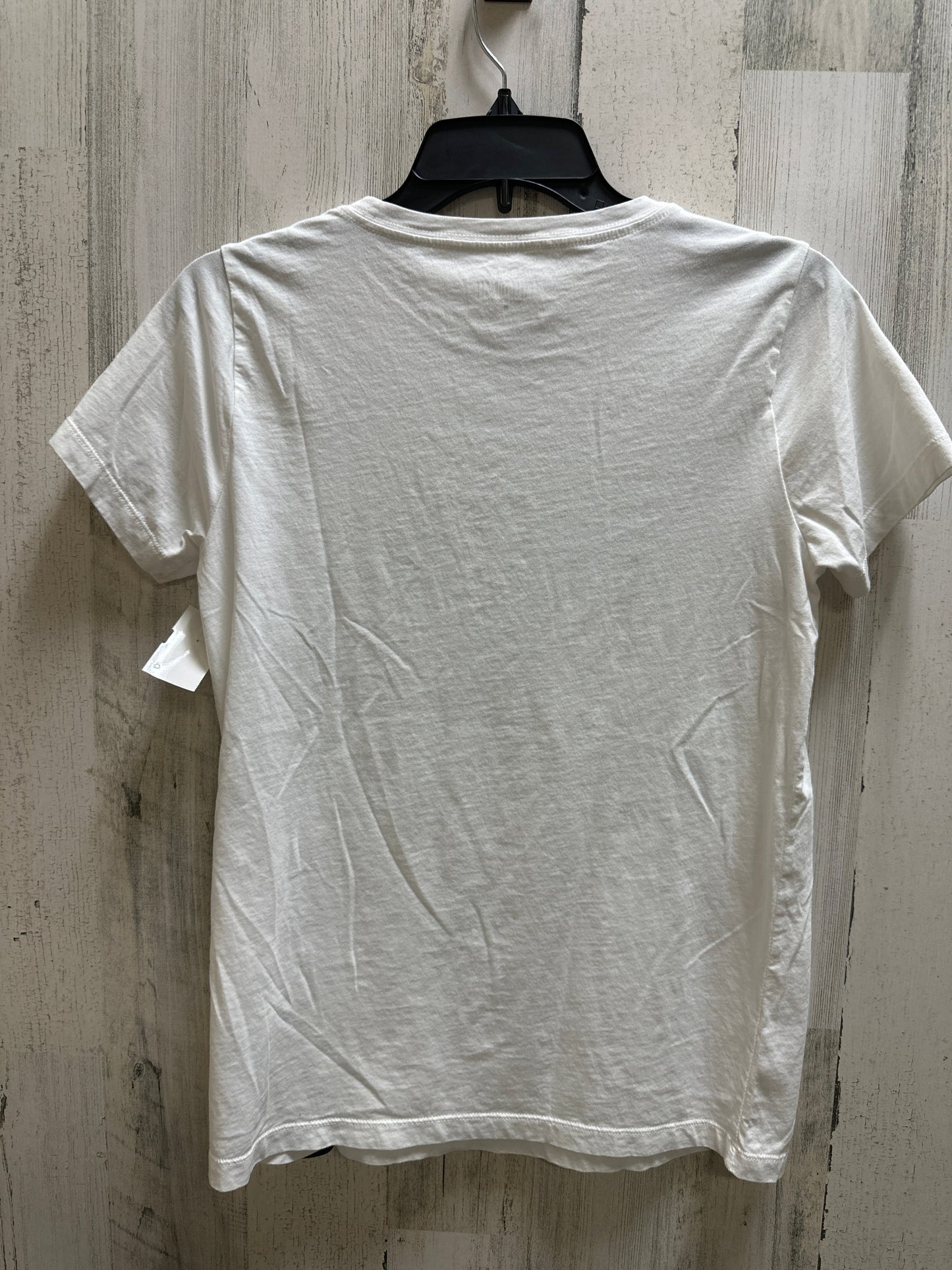 White Top Short Sleeve Basic J. Crew, Size S