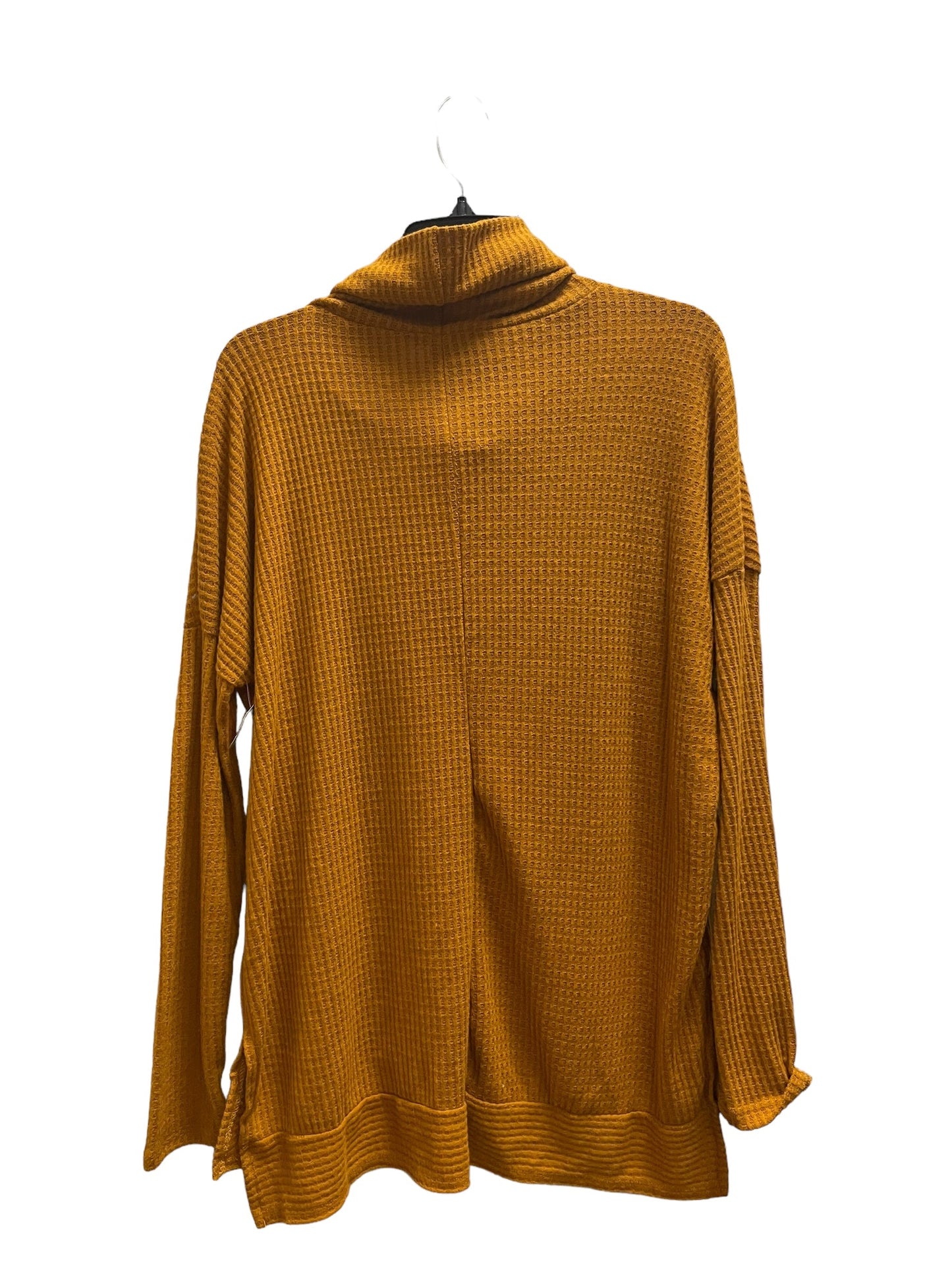 Top Long Sleeve By White Birch In Orange, Size: S