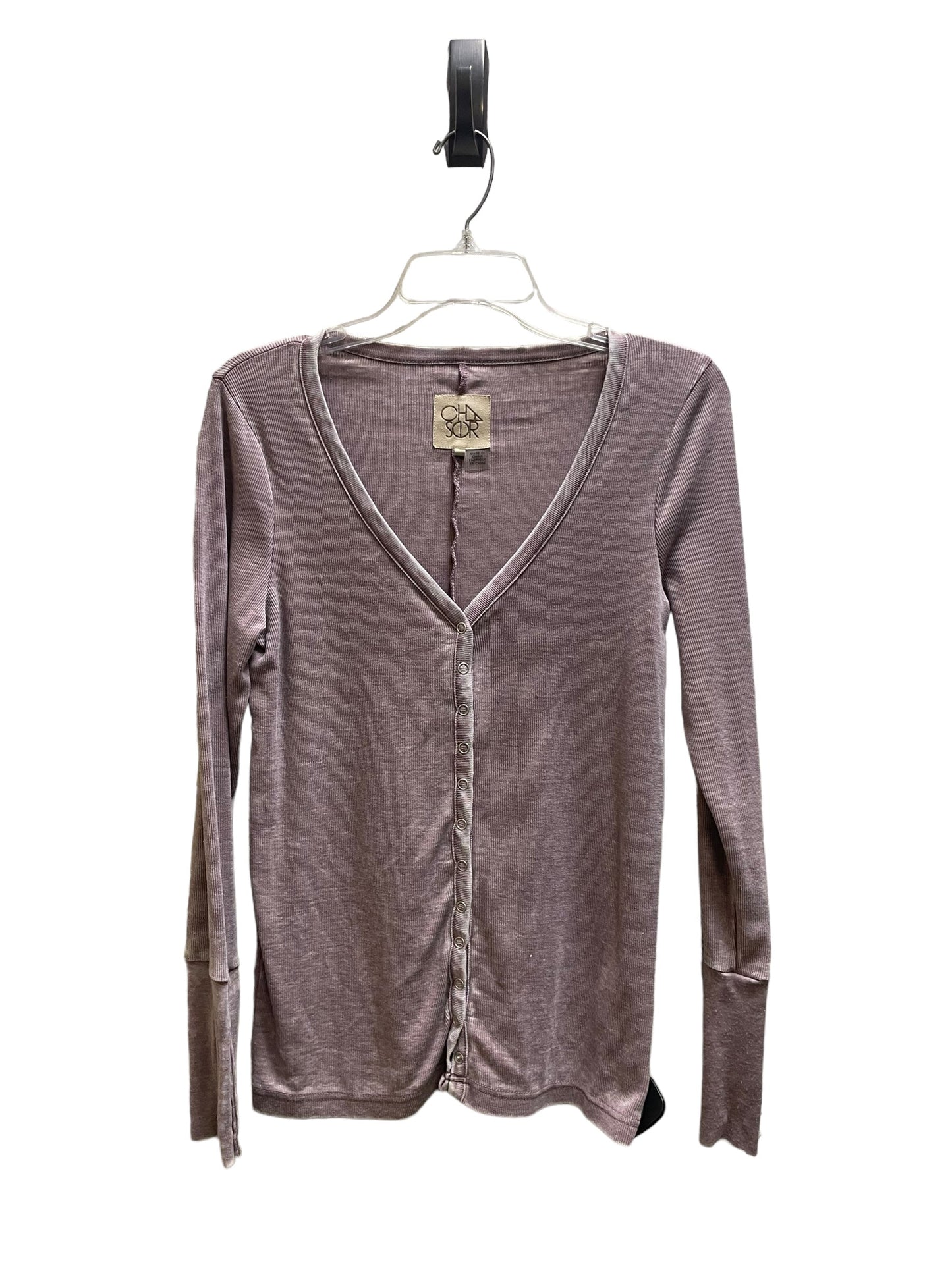 Top Long Sleeve By Clothes Mentor In Mauve, Size: M