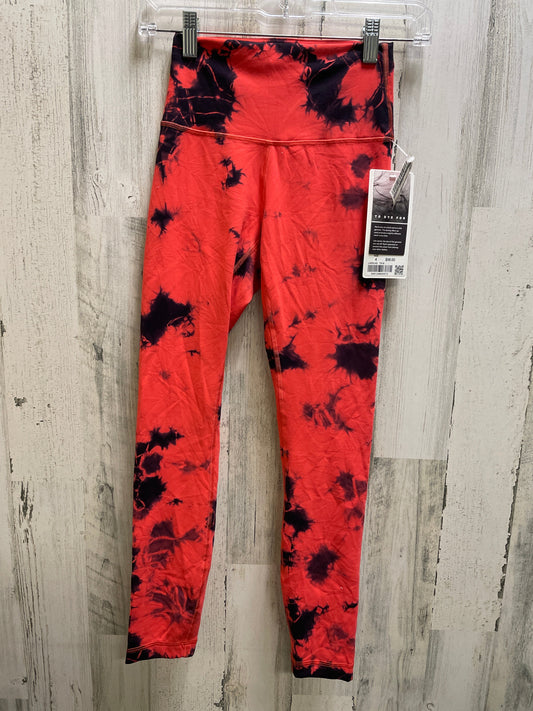 Athletic Leggings By Lululemon In Red, Size: 2