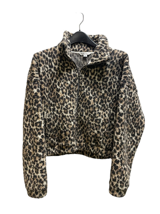 Jacket Faux Fur & Sherpa By American Eagle In Animal Print, Size: S