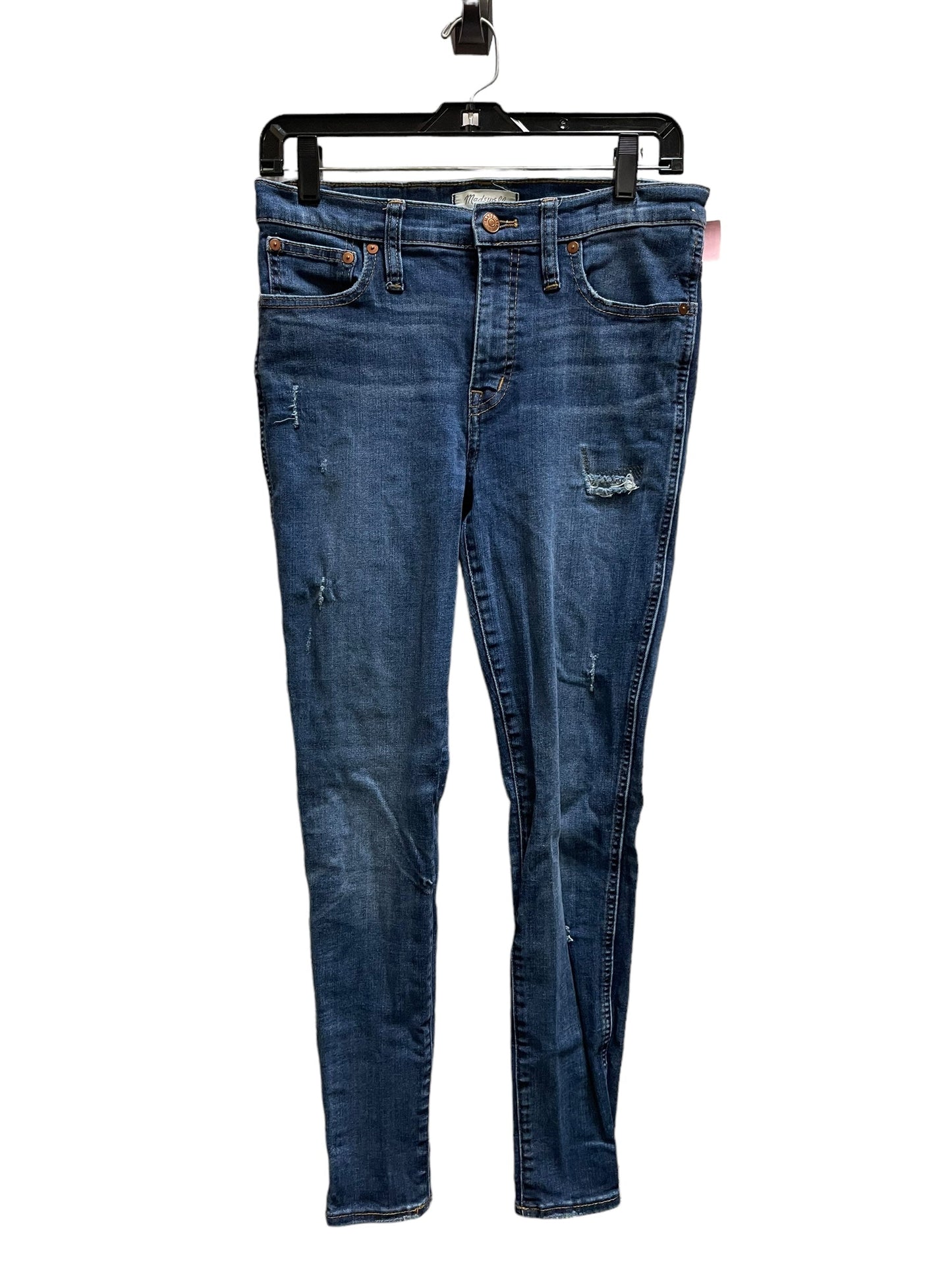 Jeans Skinny By Madewell In Blue Denim, Size: 8