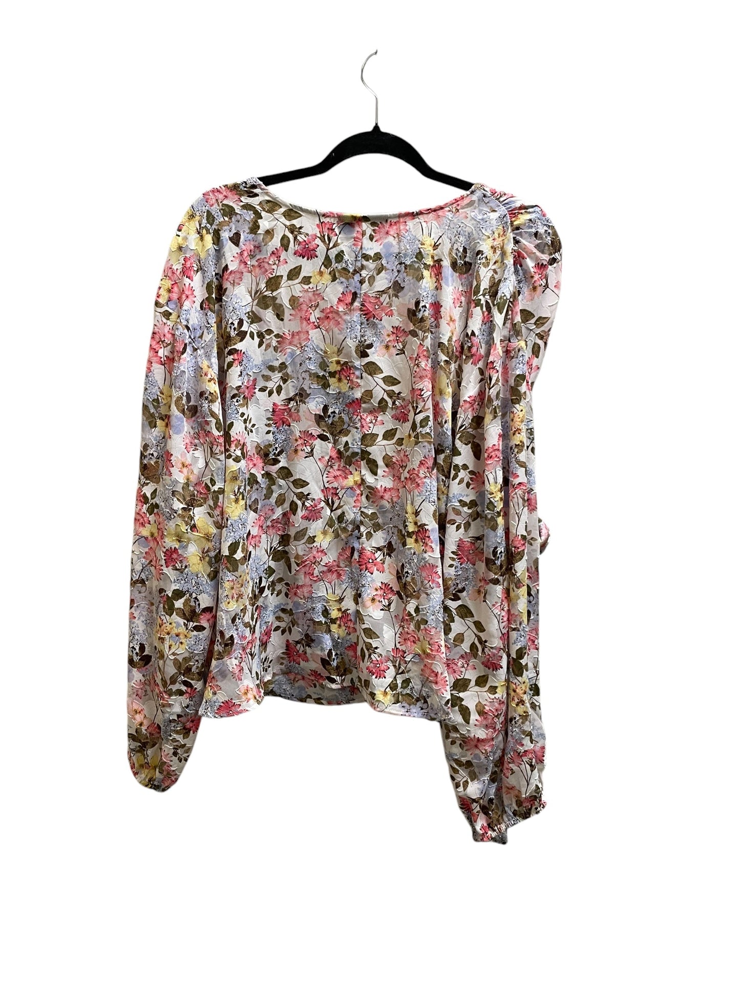 Top Long Sleeve By Lane Bryant In Floral Print, Size: 2x