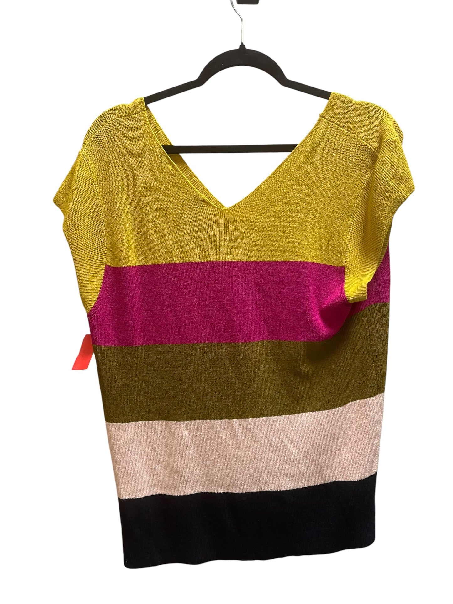 Vest Sweater By Loft In Multi-colored, Size: Xl