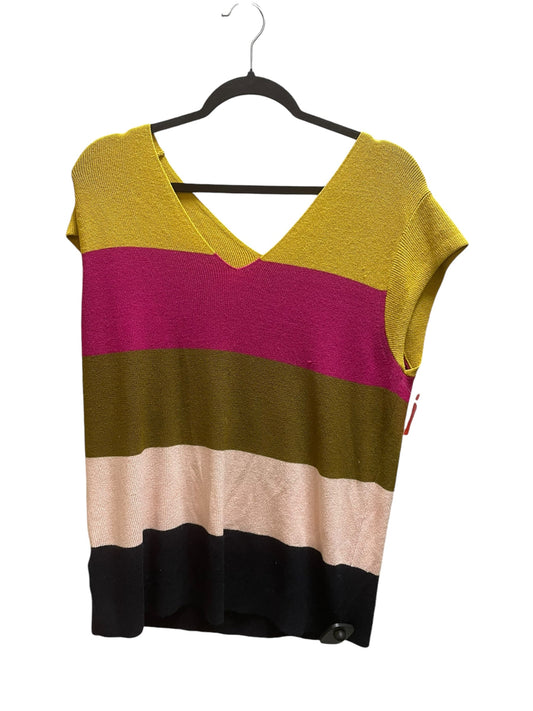 Vest Sweater By Loft In Multi-colored, Size: Xl