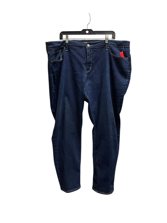 Jeans Straight By Levis In Blue Denim, Size: 24