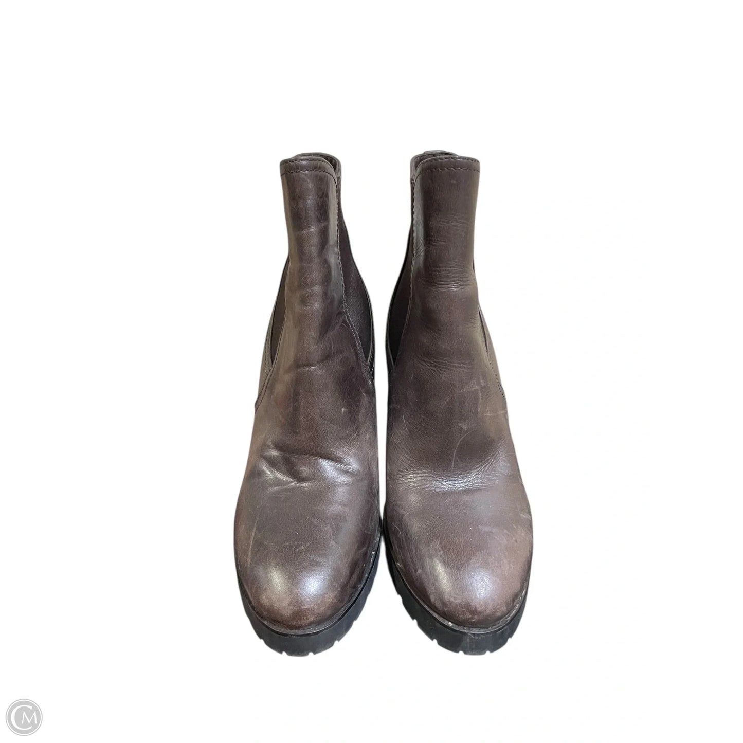 Boots Ankle Heels By Michael Kors In Brown, Size: 8