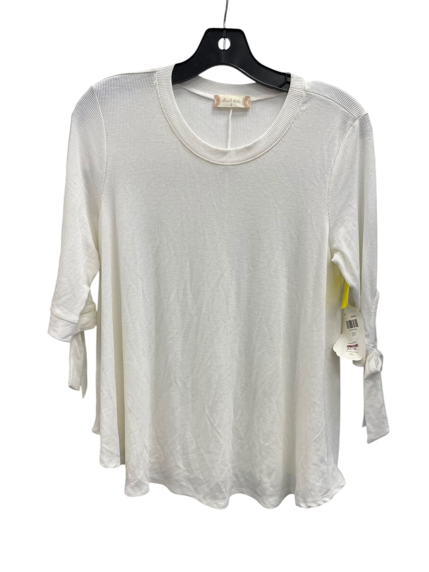 Top Long Sleeve By Altard State In White, Size: S