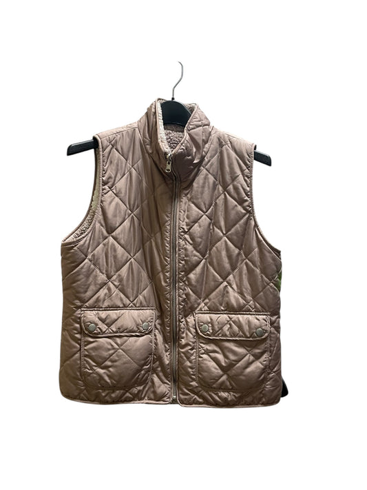 Vest Puffer & Quilted By Clothes Mentor In Tan, Size: S