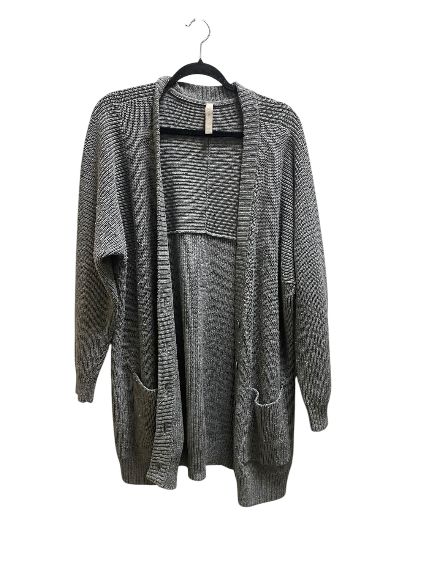 Sweater Cardigan By Athleta In Grey, Size: Xl