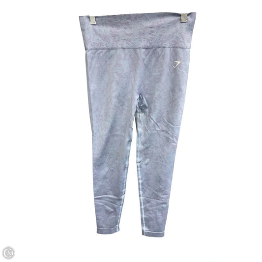 Athletic Leggings By Gym Shark In Blue, Size: M