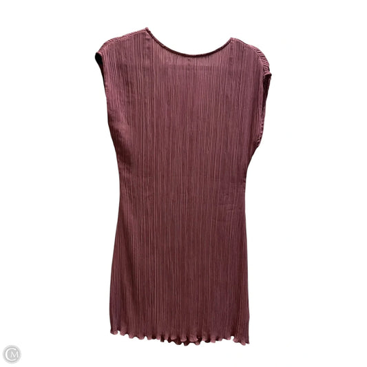 Dress Casual Midi By Madewell In Purple, Size: 0