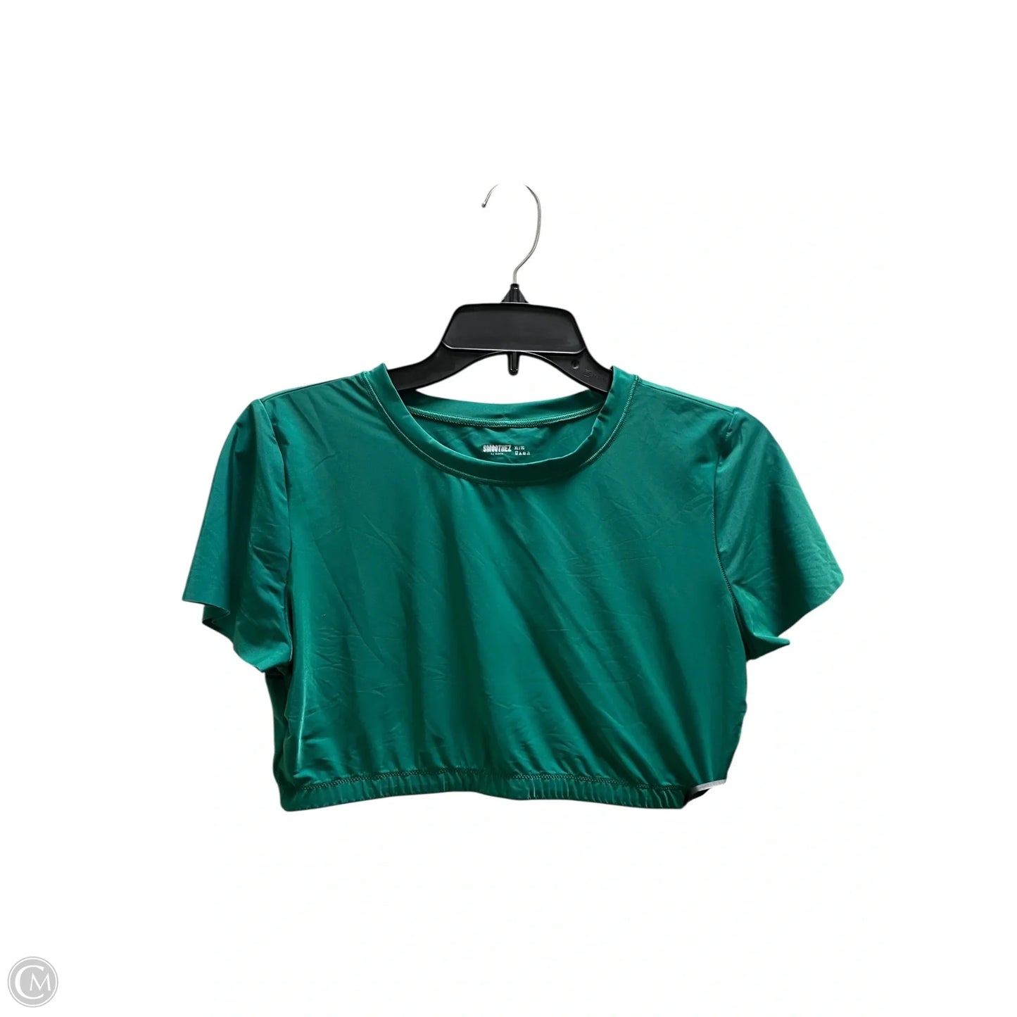Athletic Top Short Sleeve By Aerie In Green, Size: Xl