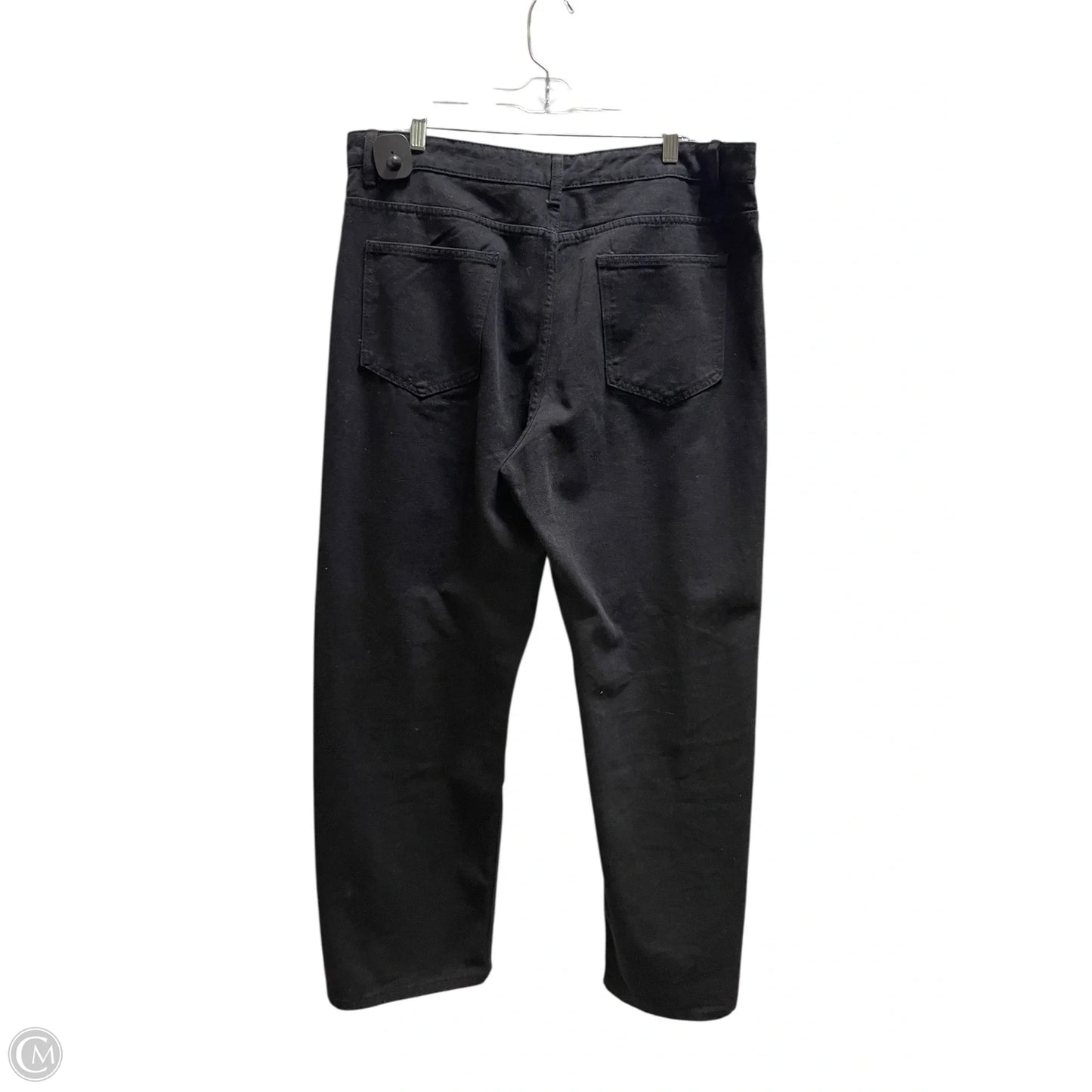 Jeans Wide Leg By Clothes Mentor In Black, Size: Xl