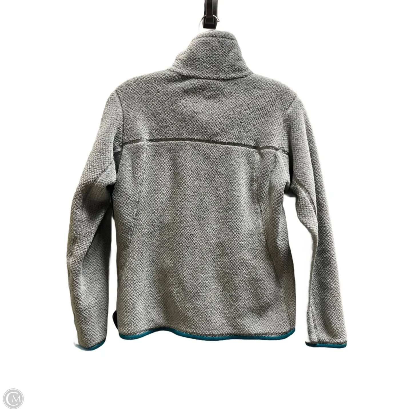Sweatshirt Collar By Patagonia In Grey, Size: S