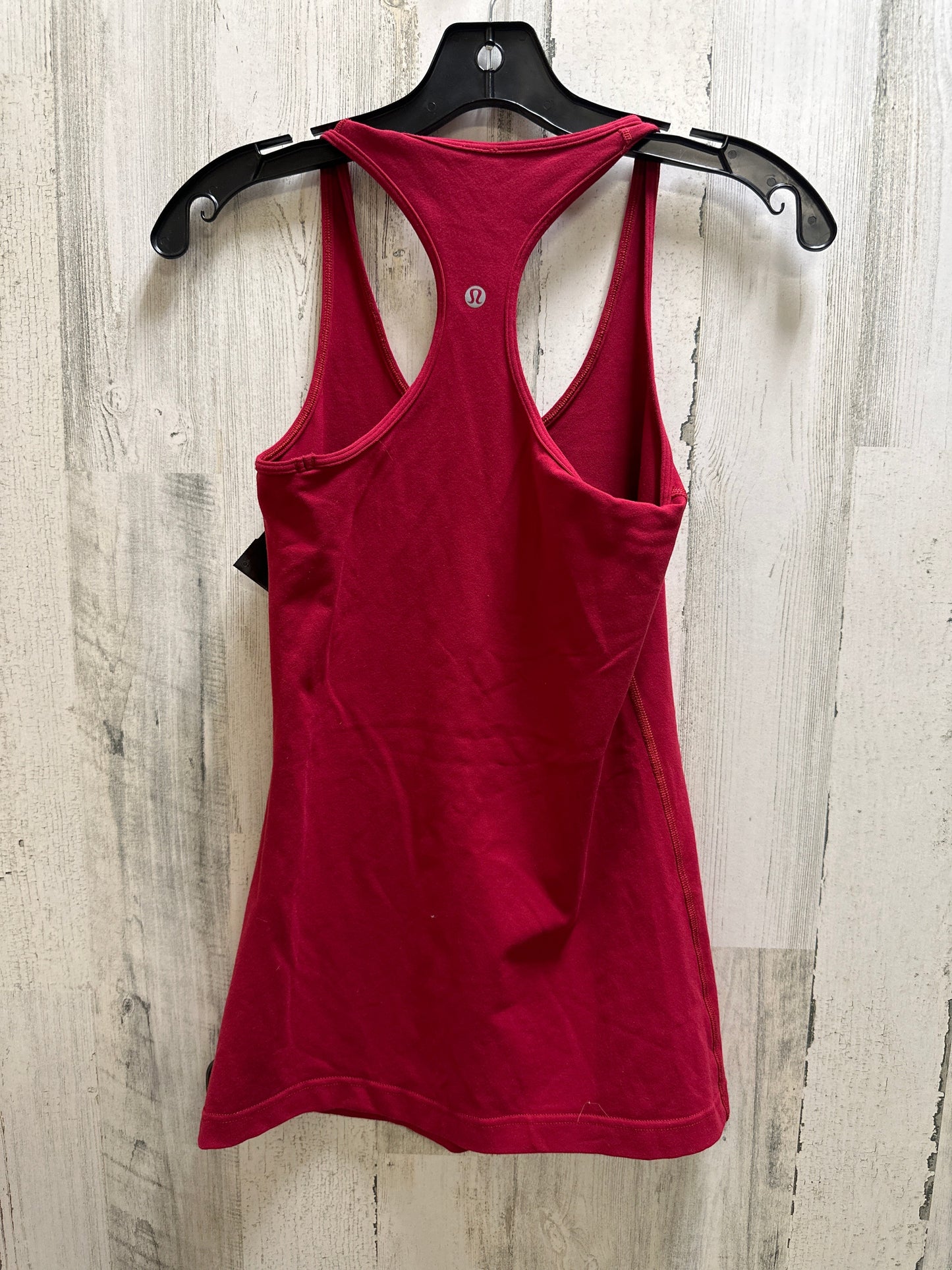 Red Athletic Tank Top Lululemon, Size Xs