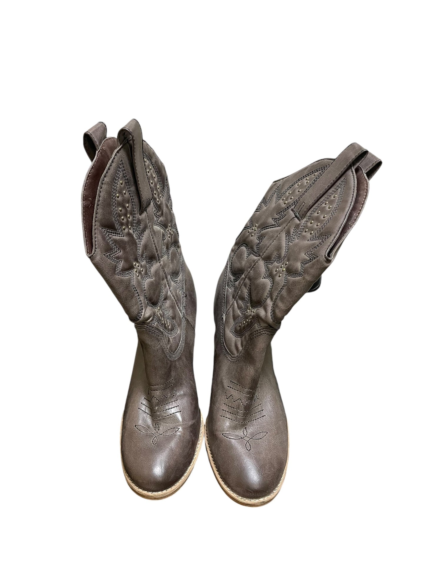 Boots Western By Mia In Brown, Size: 8.5