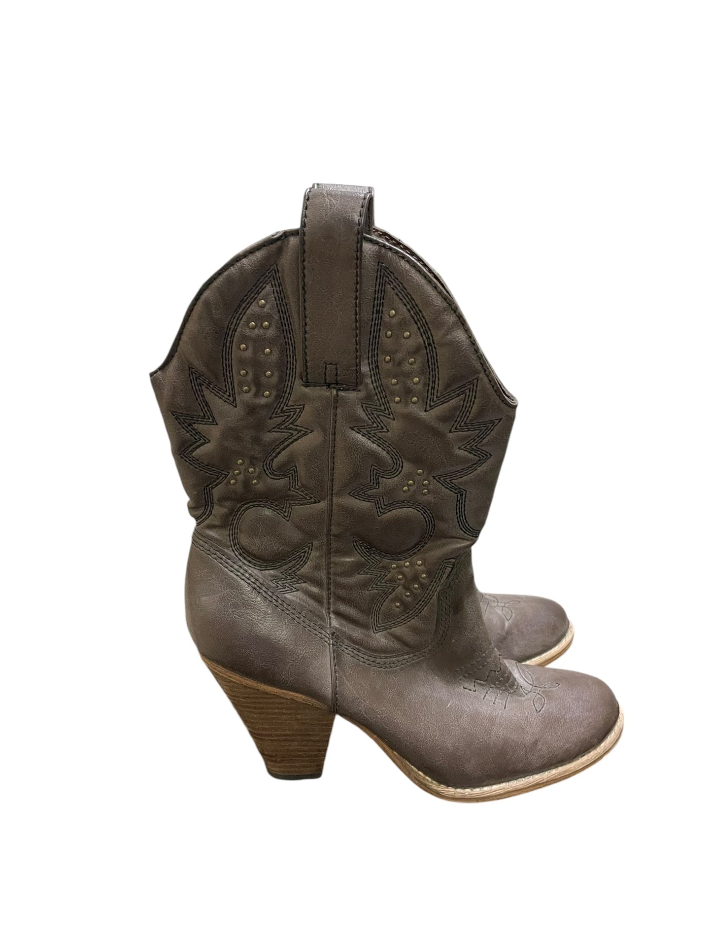 Boots Western By Mia In Brown, Size: 8.5