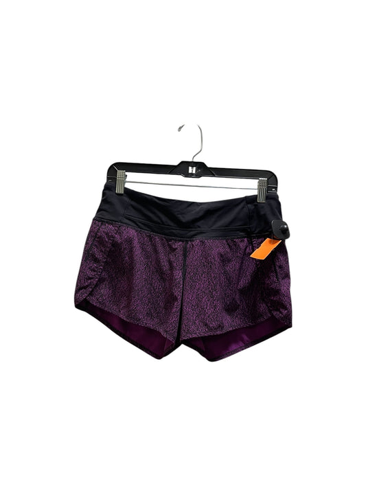 Athletic Shorts By Lululemon In Purple, Size: 6