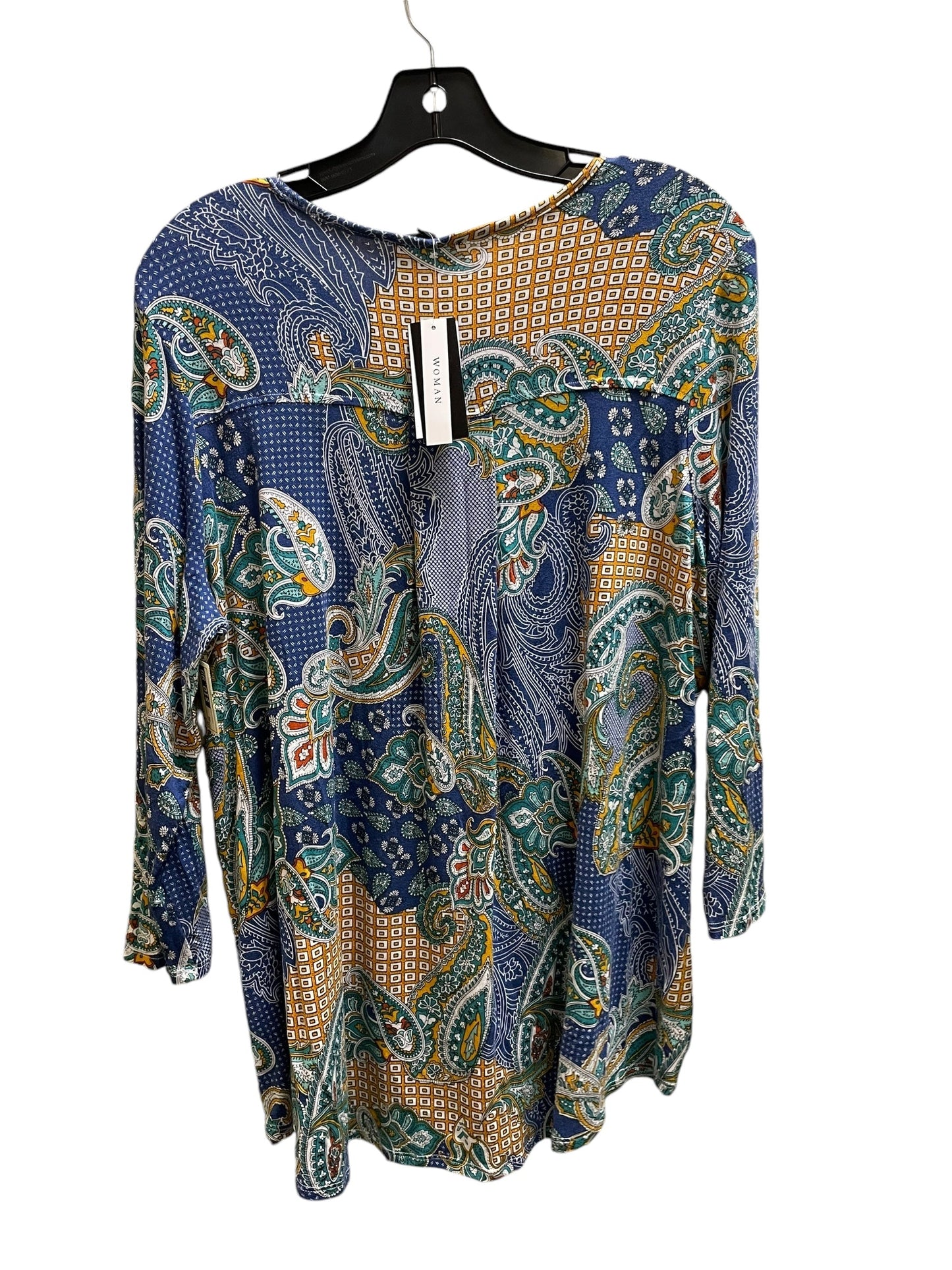 Top Long Sleeve By Premise In Blue, Size: 0x