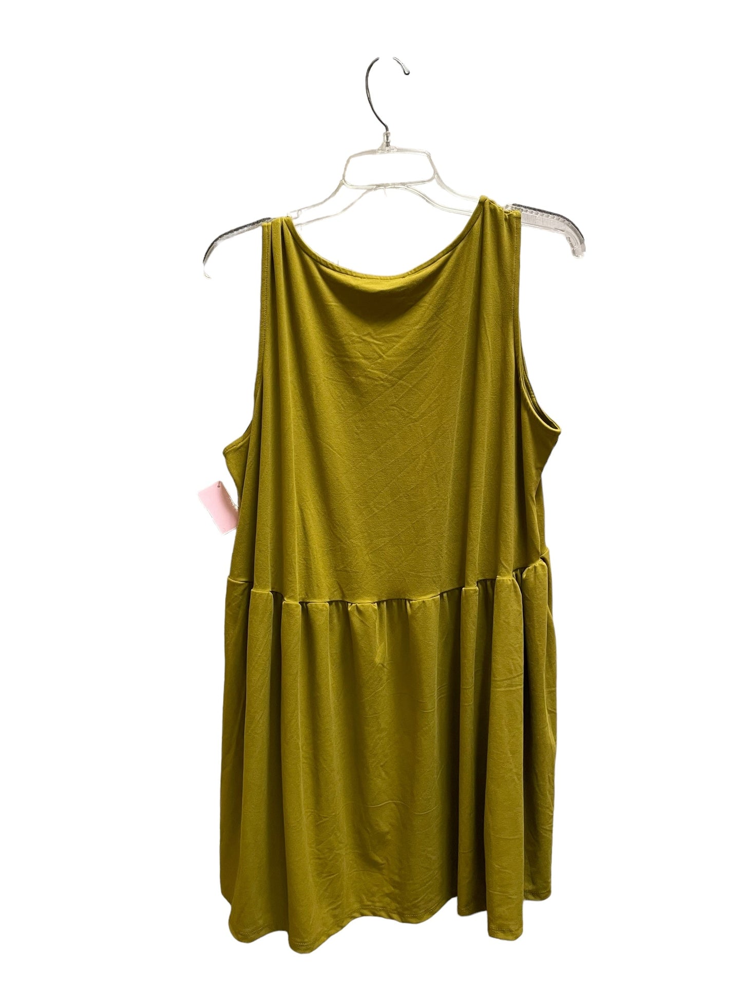 Top Sleeveless By Zenana Outfitters In Green, Size: 1x