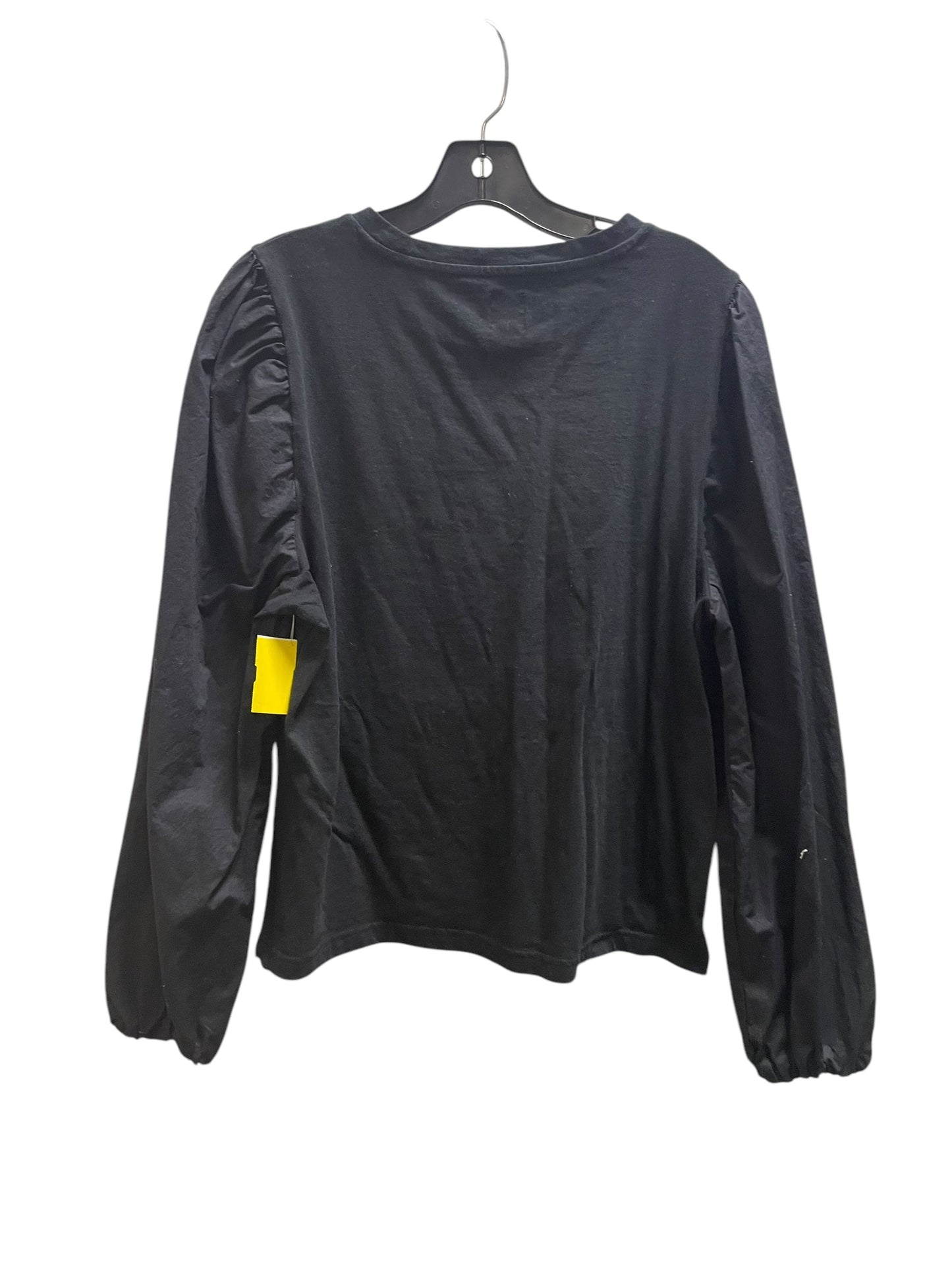 Top Long Sleeve By Gap In Black, Size: L