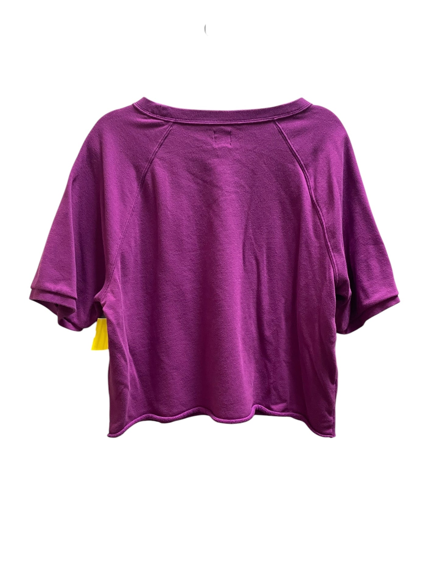 Top Short Sleeve Basic By Gap In Purple, Size: L