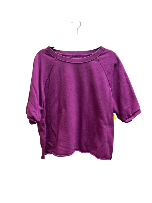 Top Short Sleeve Basic By Gap In Purple, Size: L