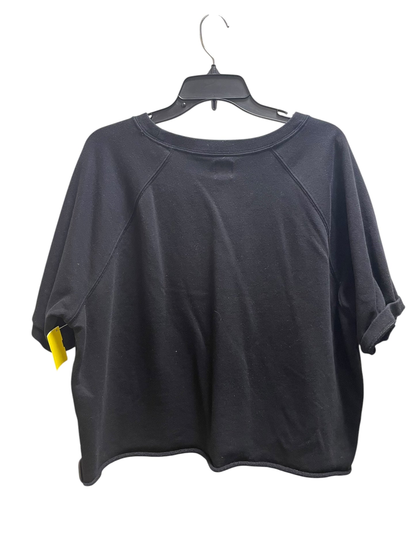 Top Short Sleeve Basic By Gap In Black, Size: L