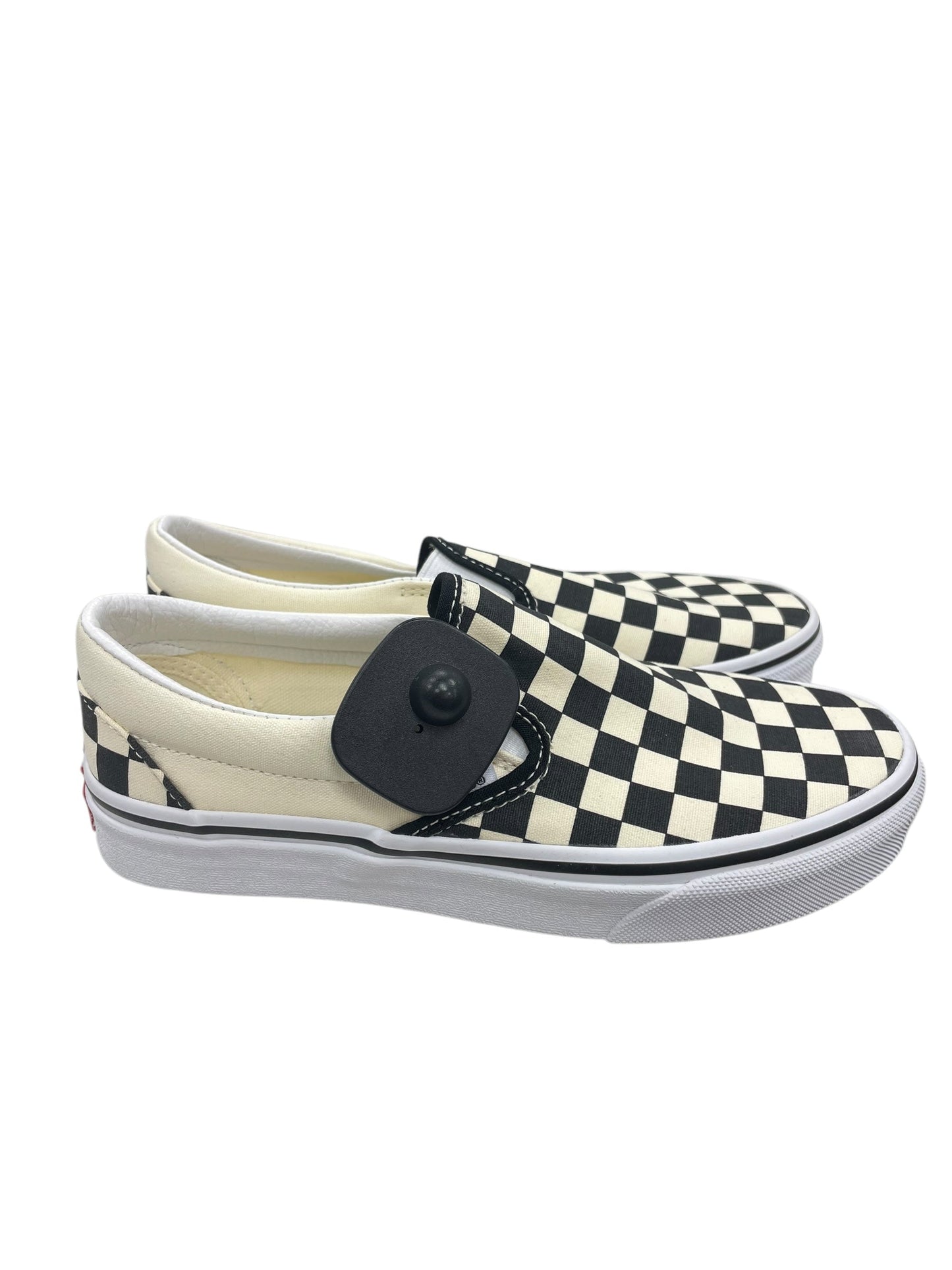 Shoes Flats By Vans In Checkered Pattern, Size: 6.5