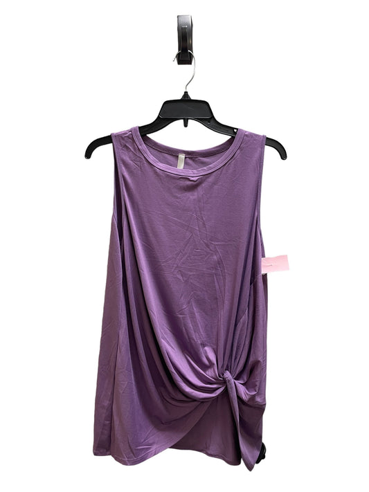 Top Sleeveless By Clothes Mentor In Purple, Size: L