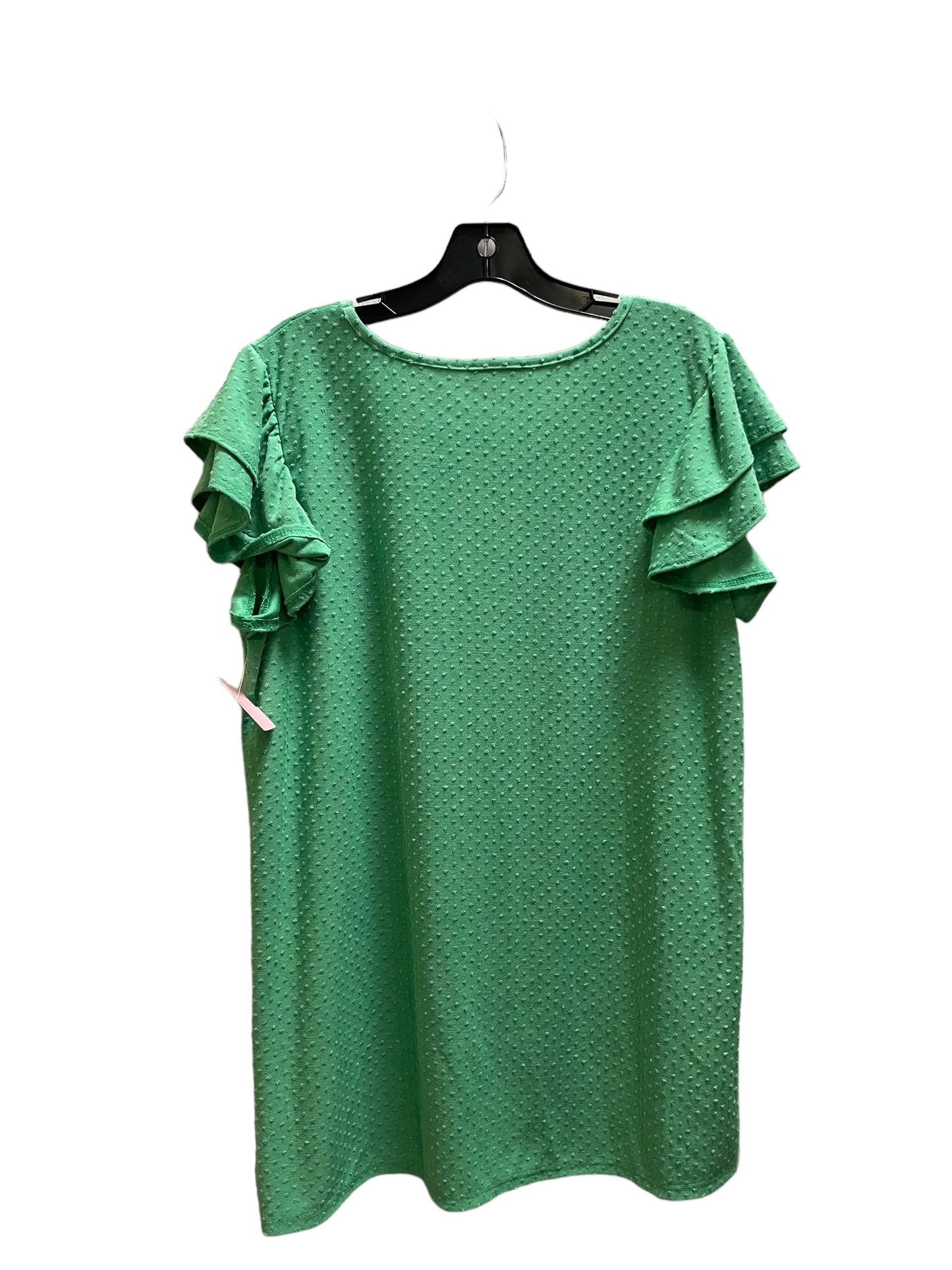 Top Short Sleeve By Heimish Usa In Green, Size: 1x