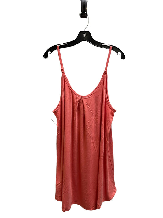 Top Sleeveless By Zenana Outfitters In Coral, Size: 1x