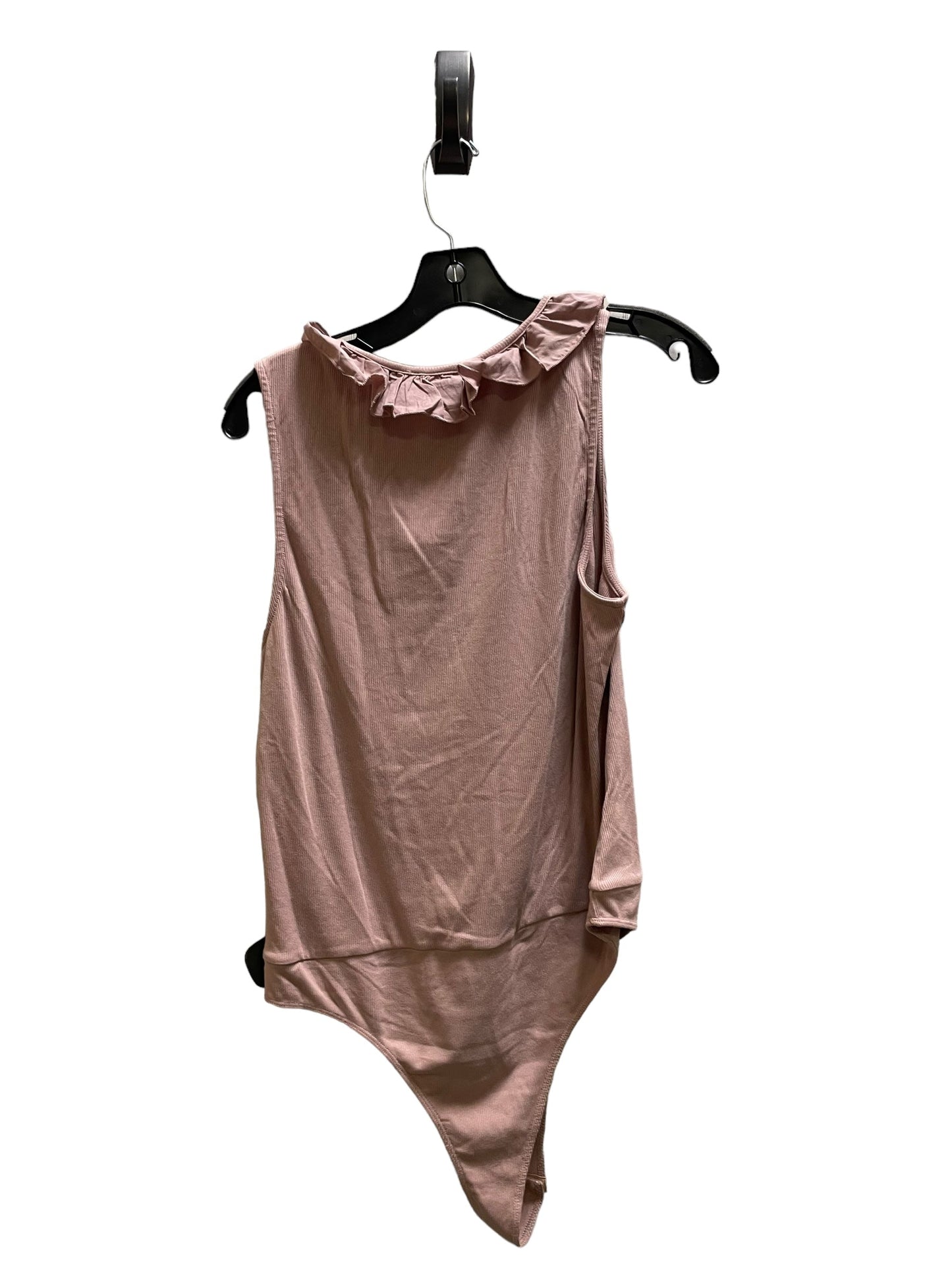 Bodysuit By Clothes Mentor In Brown, Size: 1x