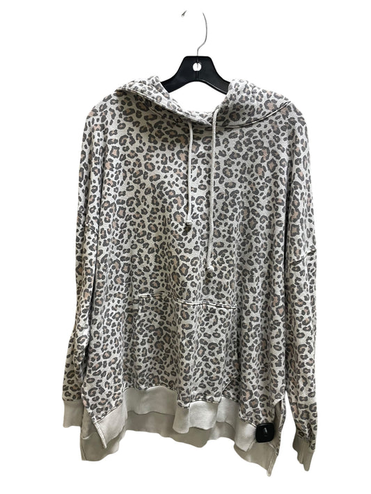 Sweatshirt Hoodie By American Eagle In Animal Print, Size: L