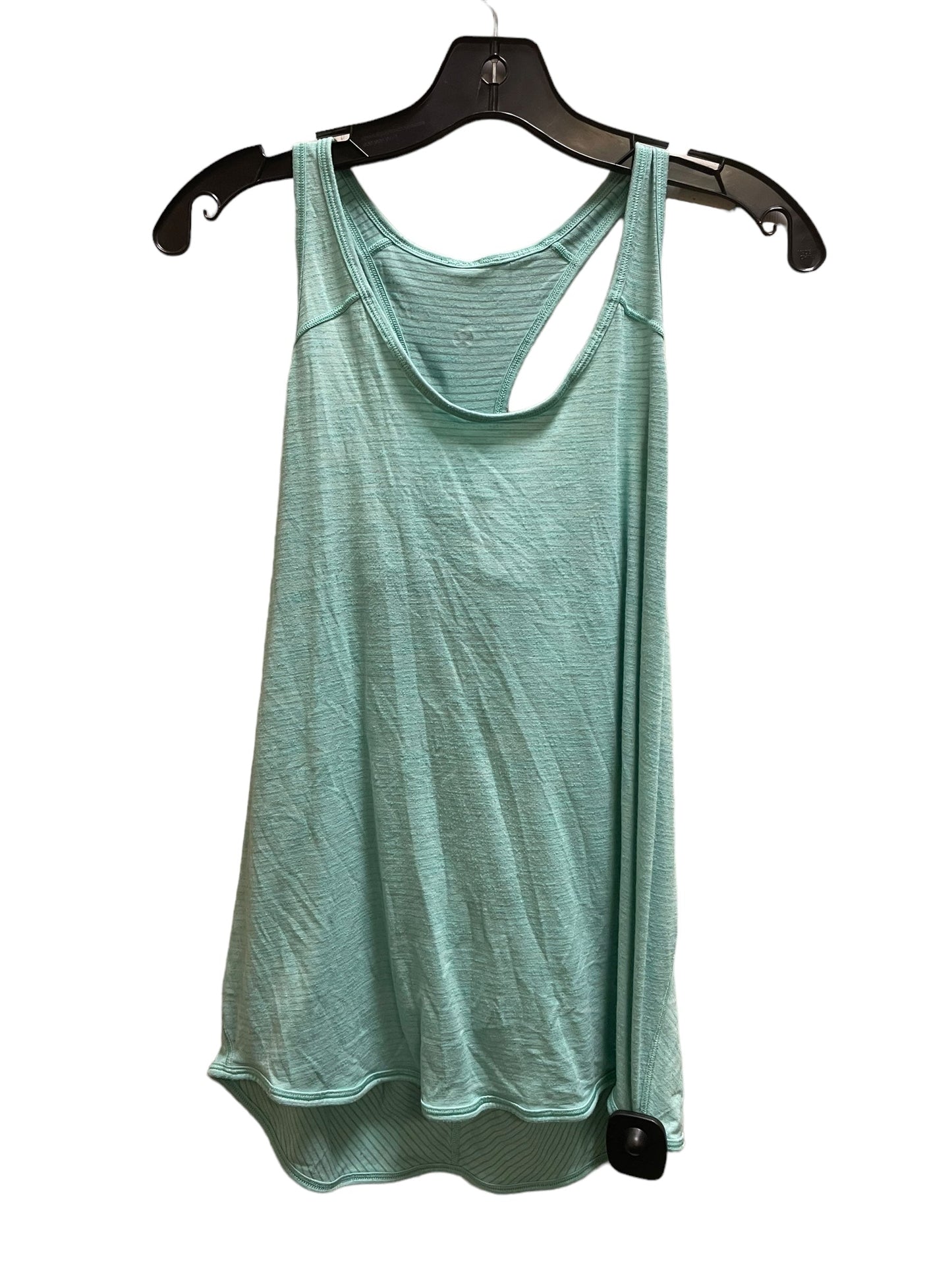 Athletic Tank Top By Lululemon In Teal, Size: 8