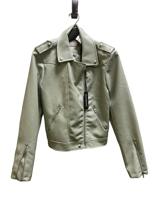 Jacket Moto Leather By Blanknyc In Green, Size: L