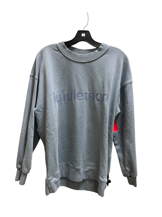 Sweatshirt Crewneck By Lululemon In Blue, Size: M