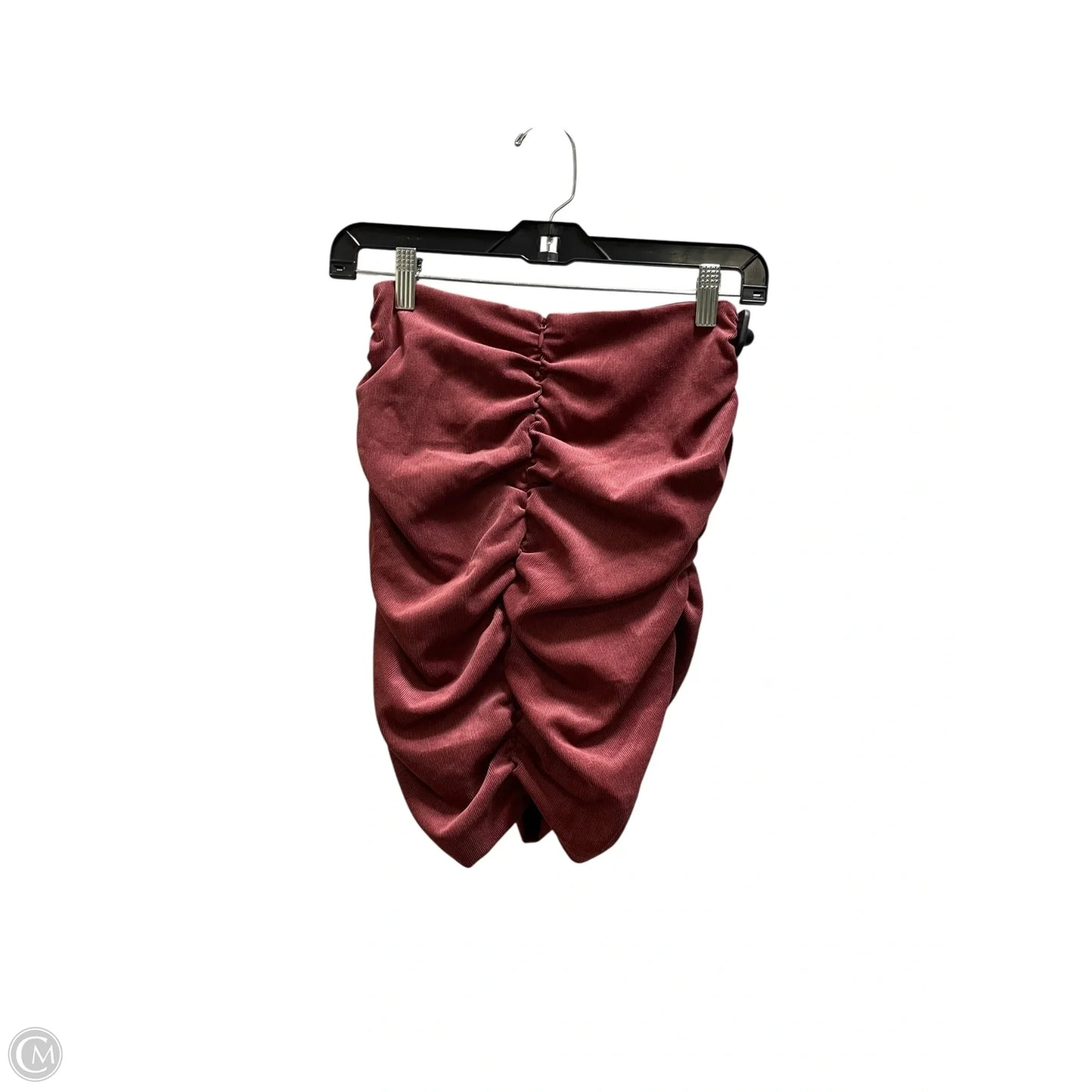 Skirt Midi By Zara In Red, Size: Xs