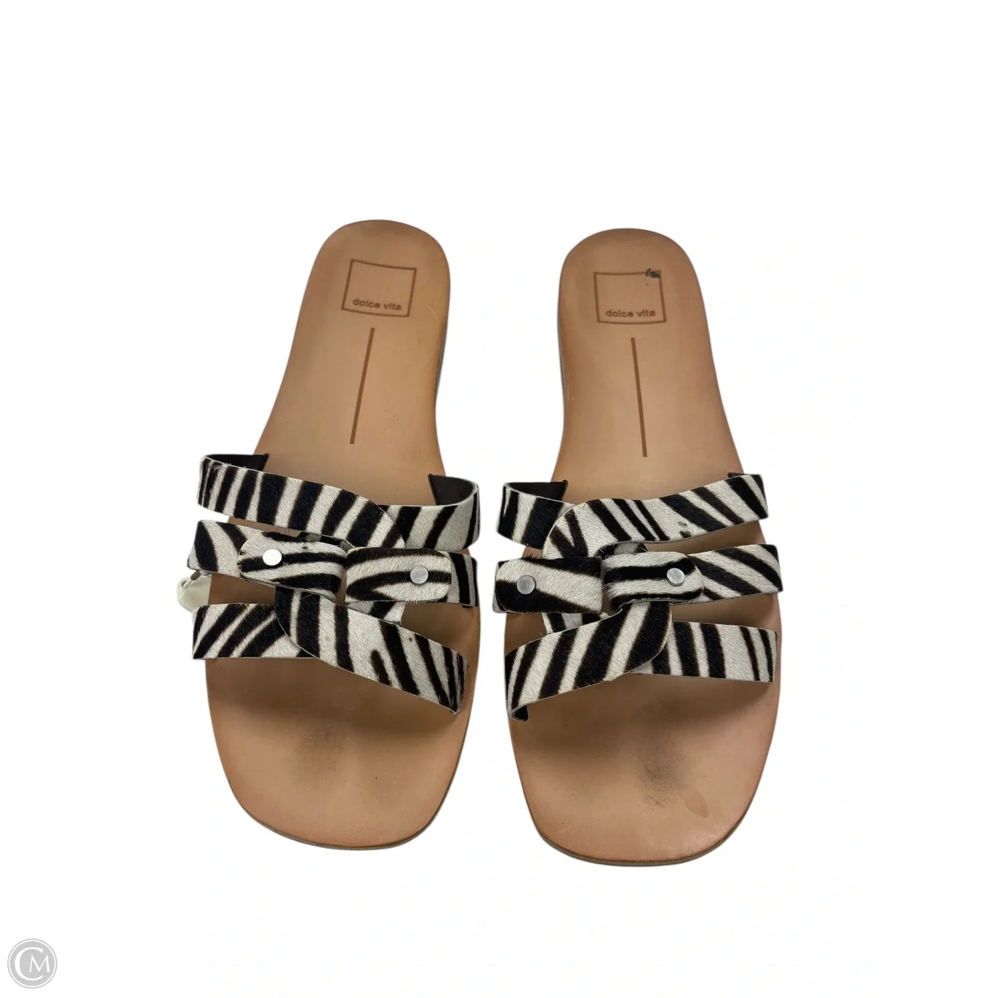 Sandals Flats By Dolce Vita In Animal Print, Size: 9.5
